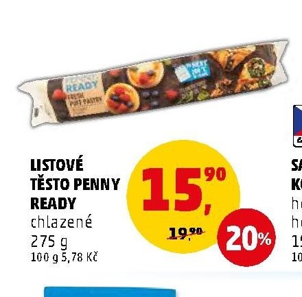 LISTOVÉ TĚSTO PENNY READY