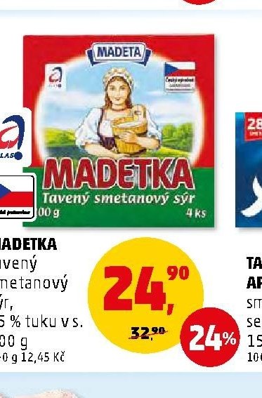 MADETKA tavený smetanový sýr
