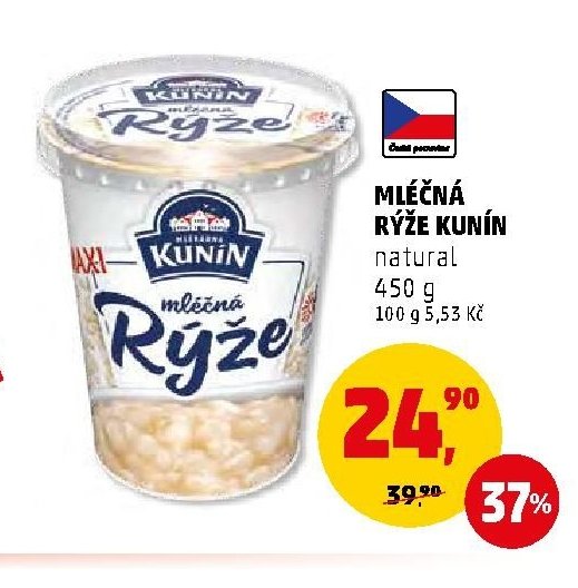 MLÉČNÁ RÝŽE KUNÍN