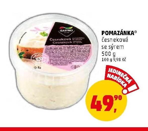 POMAZÁNKA česneková se sýrem