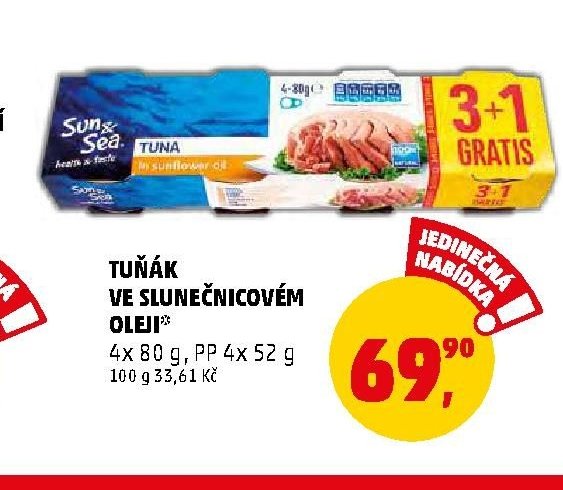 TUŇÁK VE SLUNEČNICOVÉM OLEJI