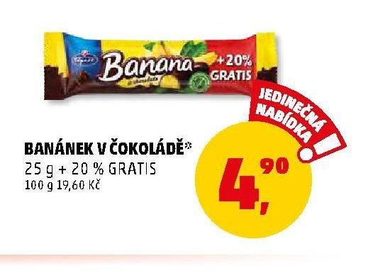 BANÁNEK V ČOKOLÁDĚ
