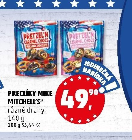 Preclíky Mike Mitchell's