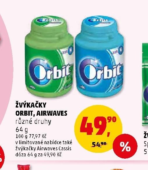 Žvýkačky Orbit, Airwaves