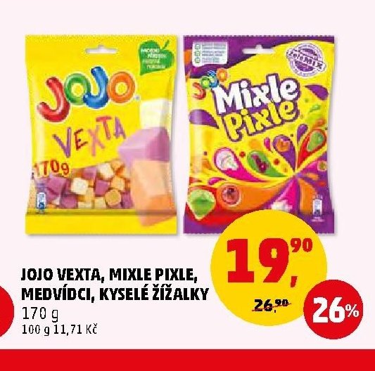 JoJo Vexta, Mixle Pixle, Medvídci, Kyselé žížalky
