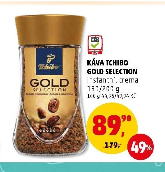 Káva Tchibo Gold Selection
