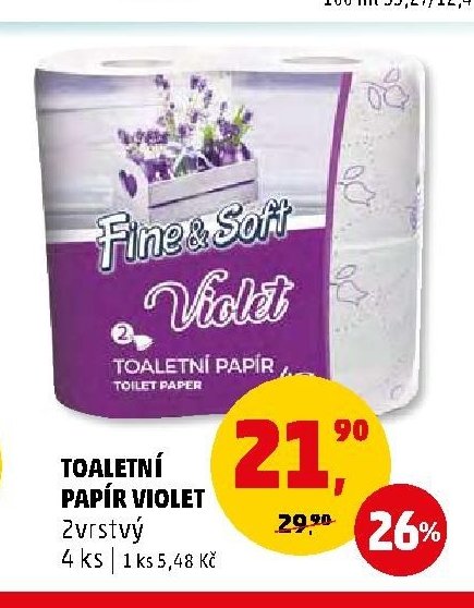 Toaletní papír Violet