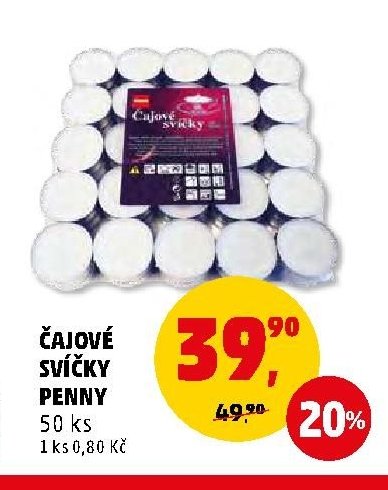 Čajové svíčky Penny