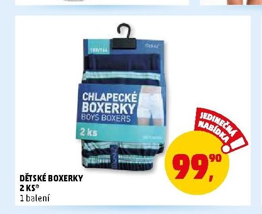 Dětské boxerky 2 ks