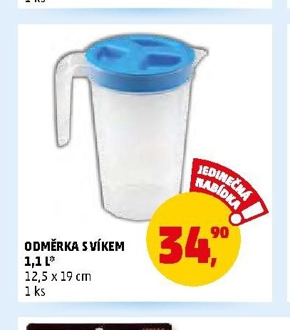 Odměrka s víkem 1,1 l