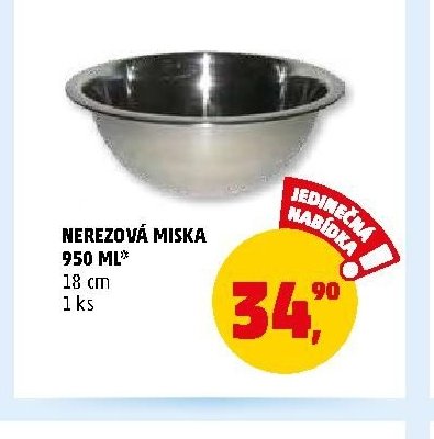 Nerezová miska 950 ml