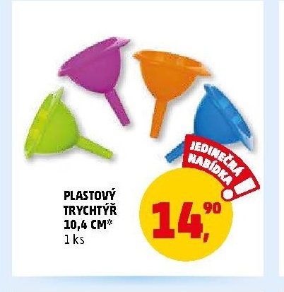 Plastový trychtýř 10,4 cm
