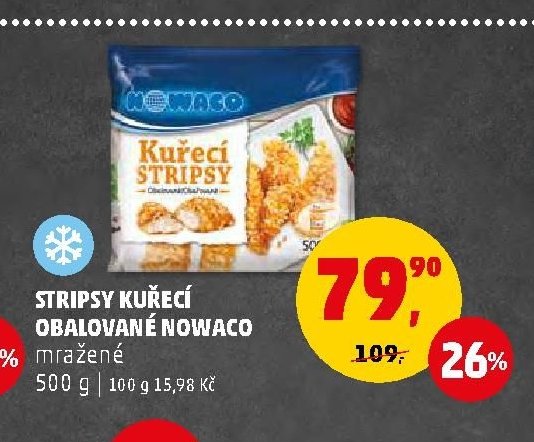 Stripsu kuřecí obalované Nowaco