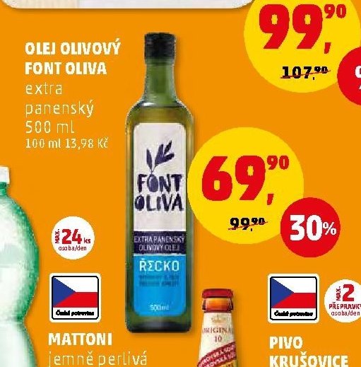 Olej olivový Font Oliva