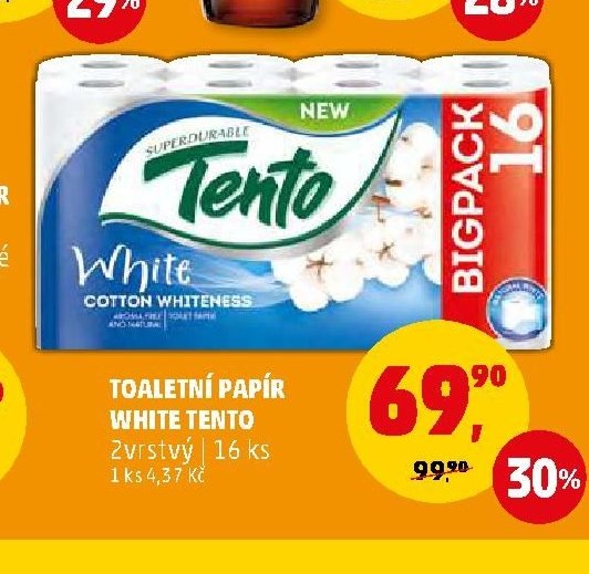 Toaletní papír White Tento