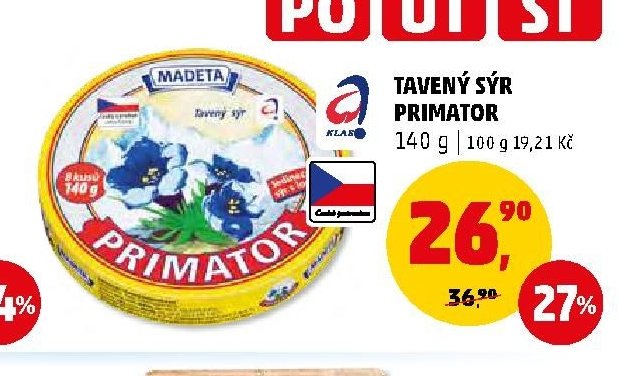 TAVENÝ SÝR PRIMATOR