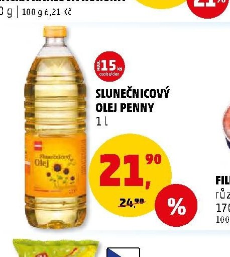 SLUNEČNICOVÝ OLEJ PENNY