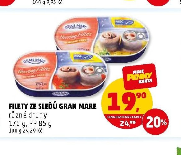 FILETY ZE SLEĎŮ GRAN MARE