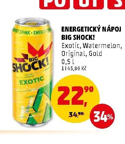 Energetický nápoj Big Shock!