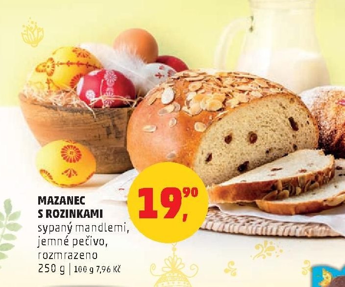Mazanec s rozinkami