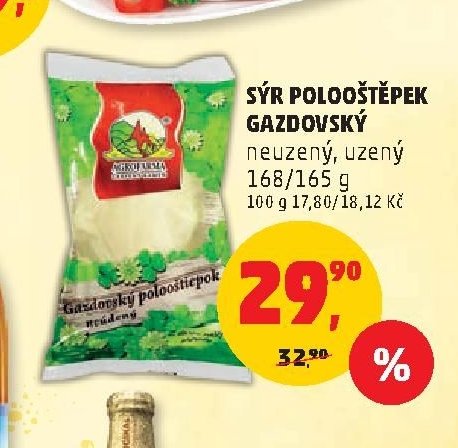 Sýr polooštěpek gazdovský