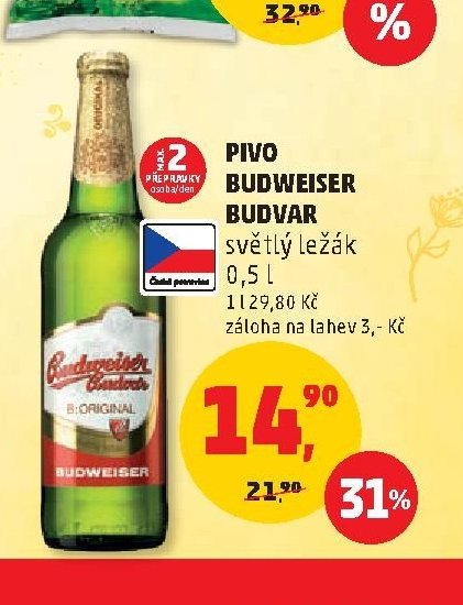 Pivo Budweiser Budvar