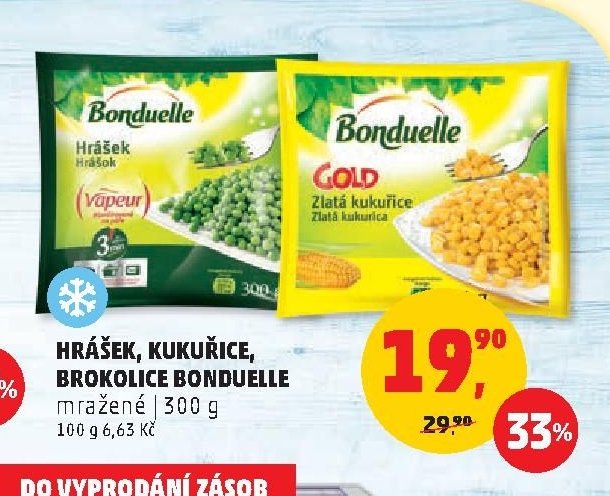 Hrášek, kukuřice, brokolice Bonduelle