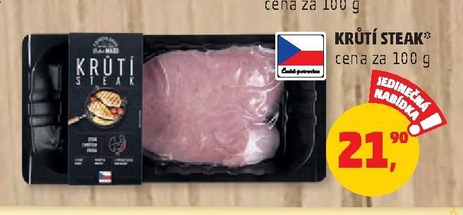 KRŮTÍ STEAK