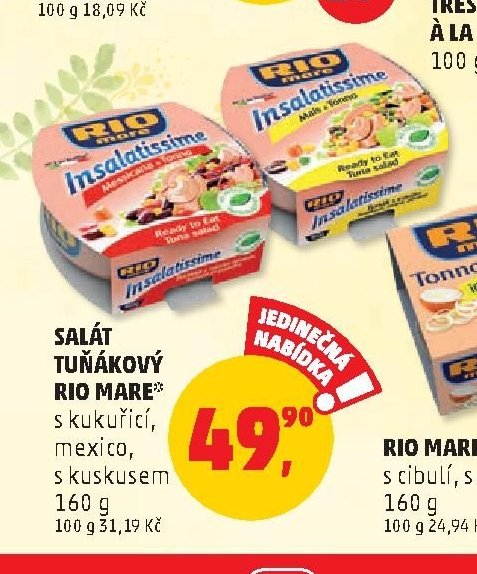 SALÁT TUŇÁKOVÝ RIO MARE