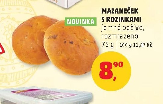 Mazaneček s rozinkami