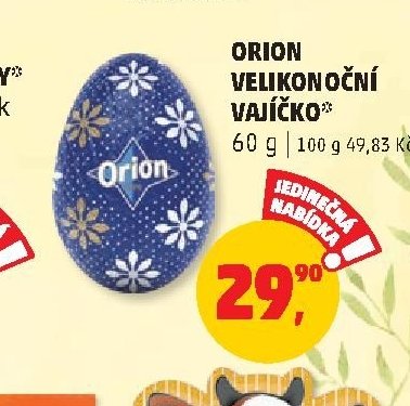 Orion Velikonoční vajíčko