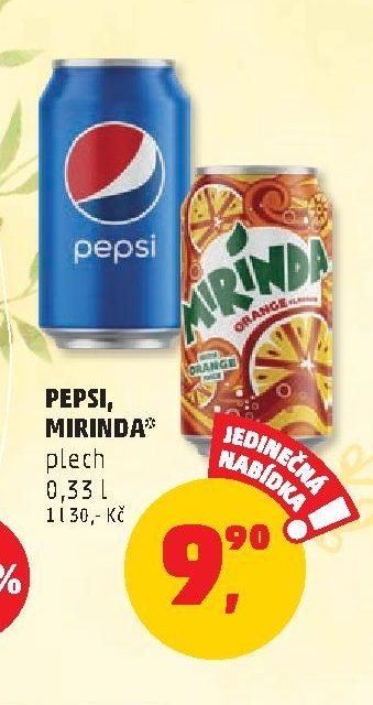 Pepsi, Mirinda plech