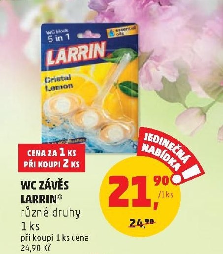 WC ZÁVĚS LARRIN