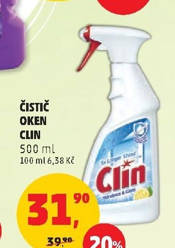 ČISTIČ OKEN CLIN