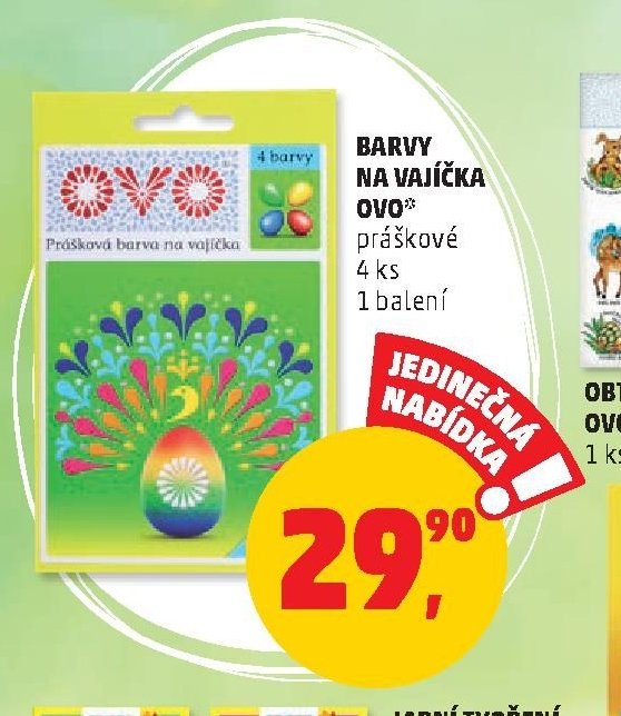 BARVY NA VAJÍČKA OVO