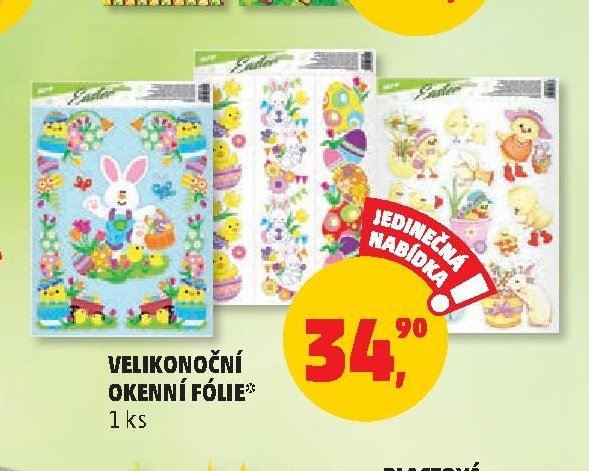 VELIKONOČNÍ OKENNÍ FÓLIE