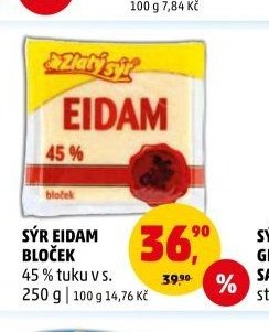 SÝR EIDAM BLOČEK