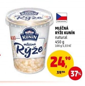 MLÉČNÁ RÝŽE KUNÍN