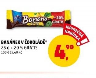 BANÁNEK V ČOKOLÁDĚ