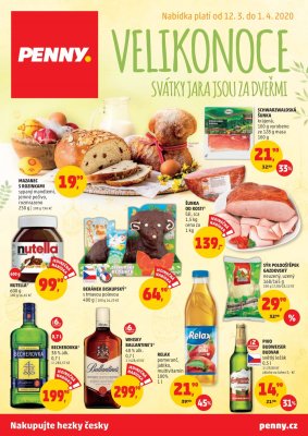 akční leták Penny Market 12.3.2020-1.4.2020