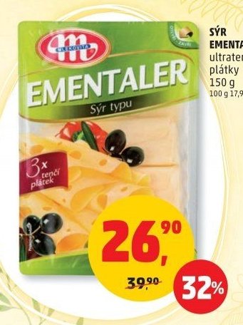 SÝR EMENTALER plátky 150 g