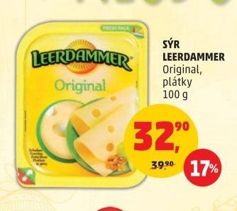 SÝR LEERDAMMER Original, plátky 100 g