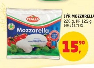 SÝR MOZZARELLA 220 g, PP 125 g