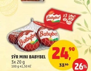 SÝR MINI BABYBEL 3x 20 g