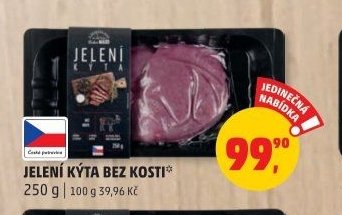 JELENÍ KÝTA BEZ KOSTI