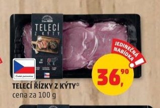 TELEČÍ ŘÍZKY Z KÝTY