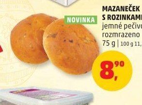 MAZANEČEK S ROZINKAMI
