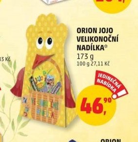 ORION JOJO VELIKONOČNÍ NADÍLKA