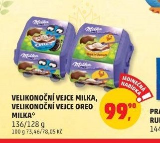 VELIKONOČNÍ VEJCE MILKA, VELIKONOČNÍ VEJCE OREO