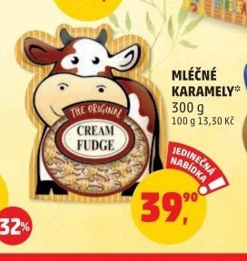 MLÉČNÉ KARAMELY